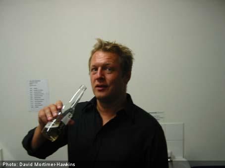 Ole Rasmus very pleased after the short gig. We only did Fine Wine and MFG, but he played real well!