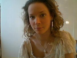 Caroline backstage at SVT