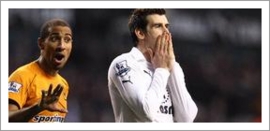 En frustrerande afton f�r Bale och hela Tottenham