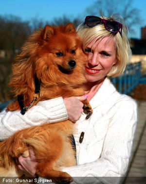 Joey with Josefin Crawfoord